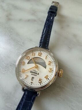 Shinola Birdy Moon Phase Watch